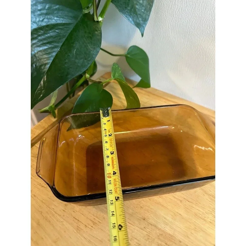 Vintage Brown glass Loaf Dish